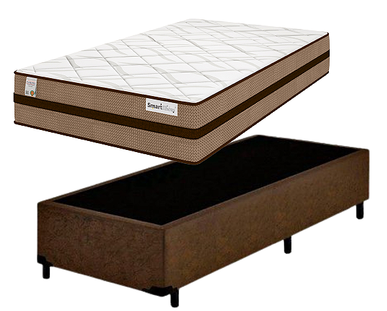 Conjunto Box Solteirão (Colchão Ilhéus Plumatex + Base Box)