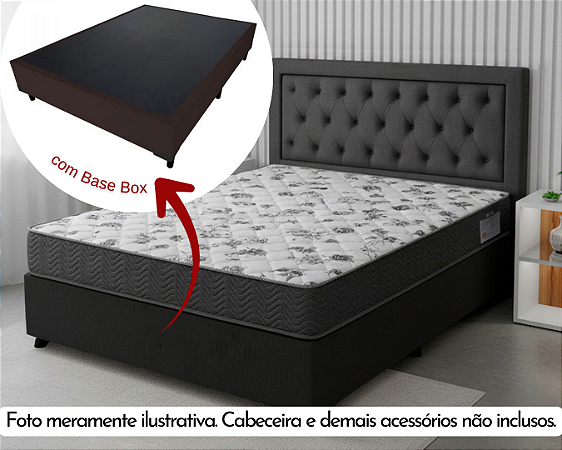 Conjunto Box Casal (Colchão ISO 100 Ortobom + Base Box)