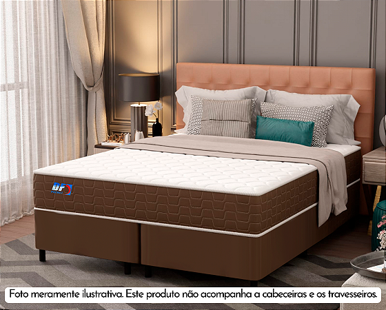Conjunto Box King (Colchão DF Pocket Solar + Base Box)