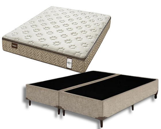 Conjunto Box Queen (Colchão Naturarte Minaspuma + Base Box)
