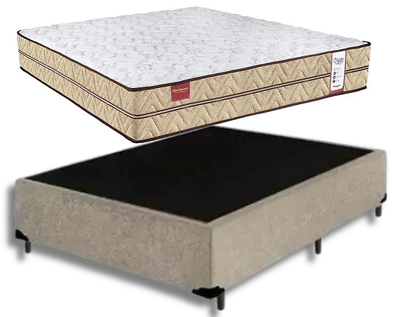 Conjunto Box Casal (Colchão Criare Minaspuma + Base Box)
