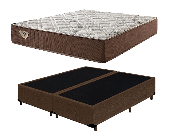 Conjunto Box Queen (Colchão Relax Adorabile Ecoflex + Base Box)