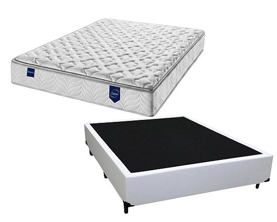 Conjunto Box Casal (Colchão Classic Gel Americanflex + Base Box)
