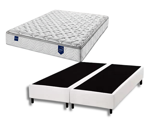 Conjunto Box Queen (Colchão Classic Gel Americanflex + Base Box)