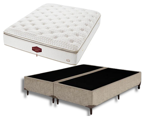 Conjunto Box Queen (Colchão Bravíssimo Americanflex + Base Box)
