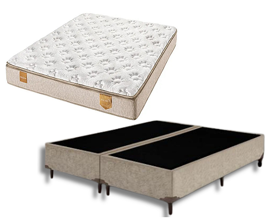 Conjunto Box King (Colchão Balance II Americanflex + Base Box)