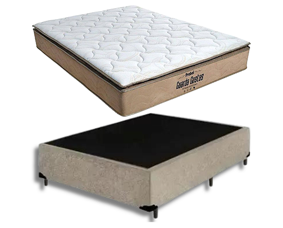 Conjunto Box Casal (Colchão Guarda Costas Force Extreme Probel + Base Box)
