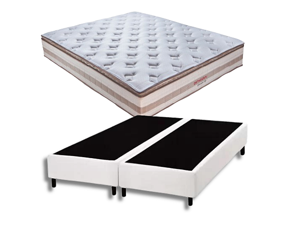 Conjunto Box King (Colchão Splendor top Orthocrin + Base Box)