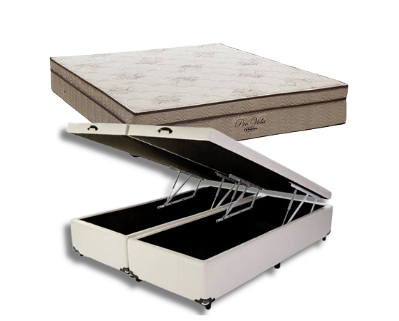 Conjunto Box King (Colchão Pró Vida Superpocket Ortobom + Base Box)