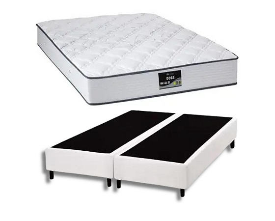 Conjunto Box Queen (Colchão Doss Gel Sankonfort + Base Box)