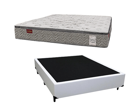 Conjunto Box Casal (Colchão Wind 2 Americanflex + Base Box)