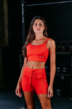 Top Torcido Orange