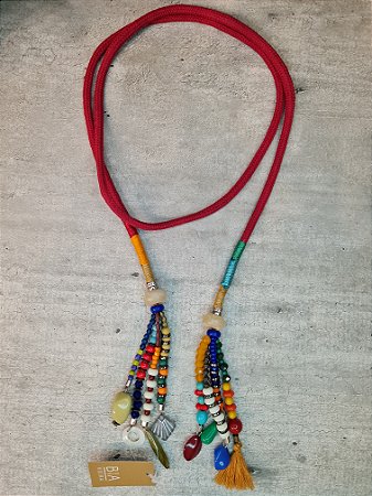 Colar Ensejo Fio Verm.