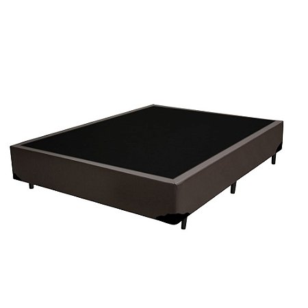 Cama Box Viúva AColchoes Sintético Marrom 40x128x188