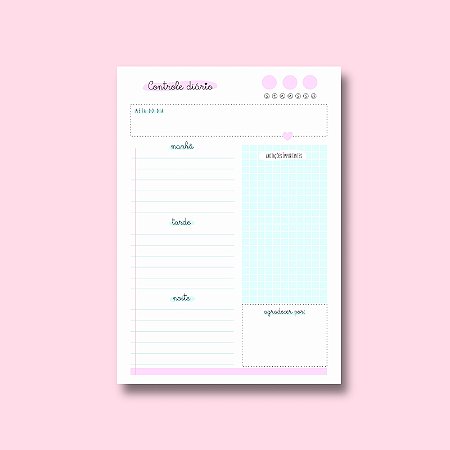 Planejamento Diário