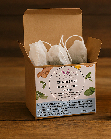 Chá para imunidade- Respire (Imunidade, congestão , alívio de dores de cabeça)