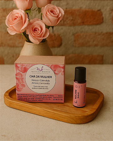 Kit Mulher - Chá + Rollon aromático