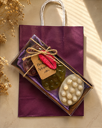 Kit 3 Sabonetes Aveia , Camomila e Lavanda