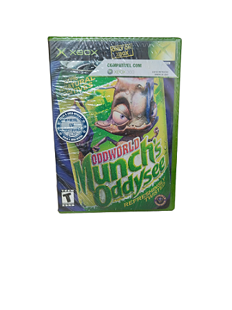 ODDWORLD MUNCH´S ODDYSEE  - NOVO - XBOX CLASSICO