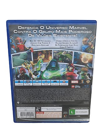 LEGO MARVEL SUPER HEROES - USADO - PS4