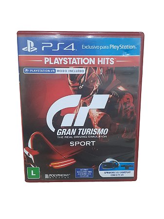 GRAN TURISMO SPORT PLAYSTATION HITS - USADO - PS4