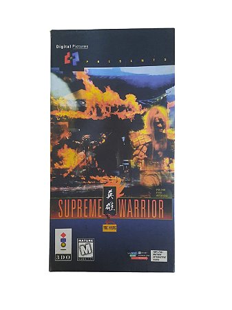 SUPREME WARRIOR - USADO -  3DO