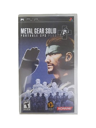 METAL GEAR SOLID - PORTABLE OPS PLUS - NOVO - PSP