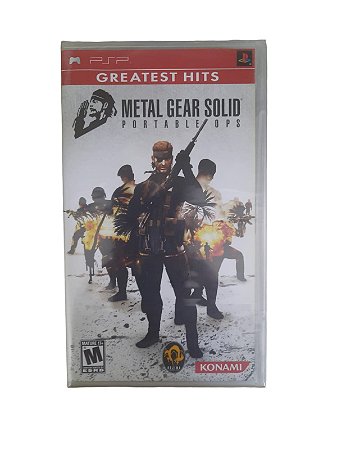 GREATEST HITS: METAL GEAR SOLID - PORTABLE OPS PLUS - NOVO - PSP