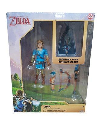 LINK - THE LEGEND OF ZELDA: BREATH OF THE WILD -  ACTION FIGURE - NOVO