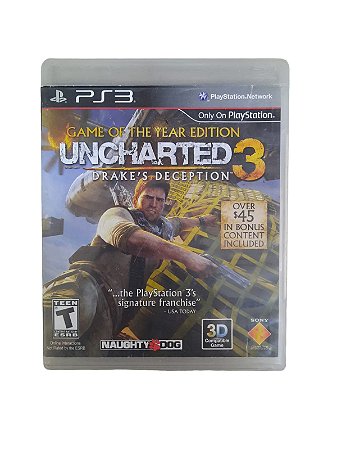 UNCHARTED 3 - USADO - PS3