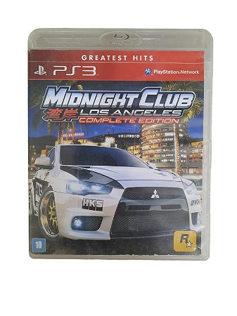 MIDNIGHT CLUB LOS ANGELES - USADO - PS3