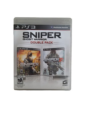 SNIPER GHOST WARRIOR - DOUBLE PACK - USADO - PS3
