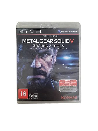 METAL GEAR SOLID V - GROUND ZEROES - USADO - PS3