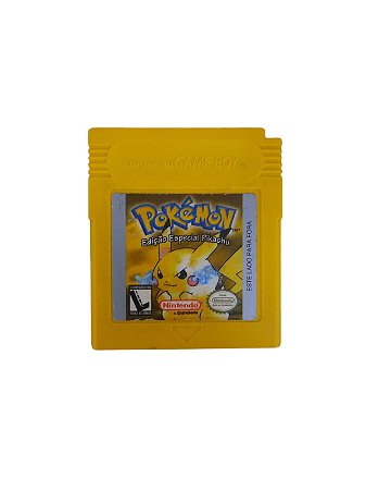 POKÉMON EDIÇÃO ESPECIAL PIKACHU - USADO - GAME BOY