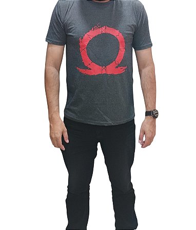 CAMISETA GOD OF WAR - CINZA (M)