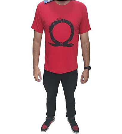 CAMISETA GOD OF WAR - VERMELHA (M)