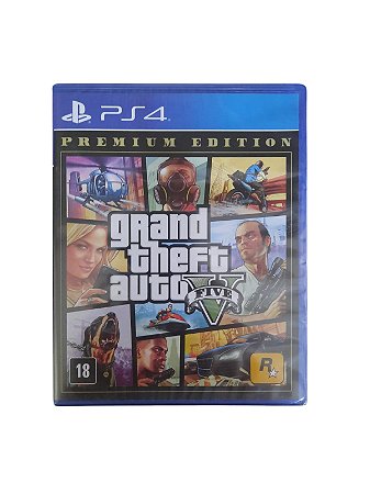 GTA V PREMIUM EDITON - NOVO - PS4