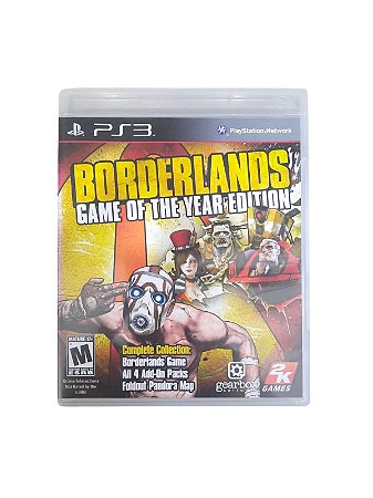 BORDERLANDS GAME OF THE YEAR EDITION - USADO - PS3