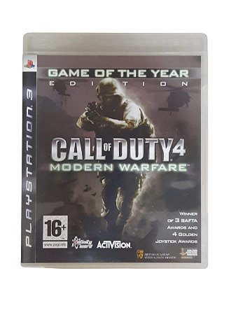 CALL OF DUTY 4 MODERN WARFARE - USADO - PS3