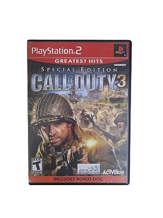 GREATEST HITS: CALL OF DUTY 3 - USADO - PS2