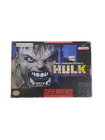 THE INCREDIBLE HULK - USADO - SUPER NINTENDO