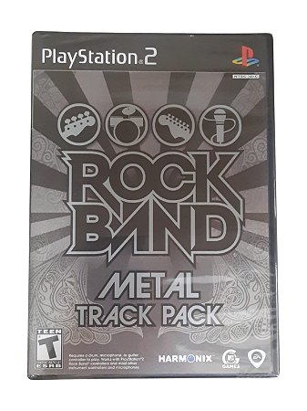 ROCKBAND METAL TRACK PACK - NOVO - PS2