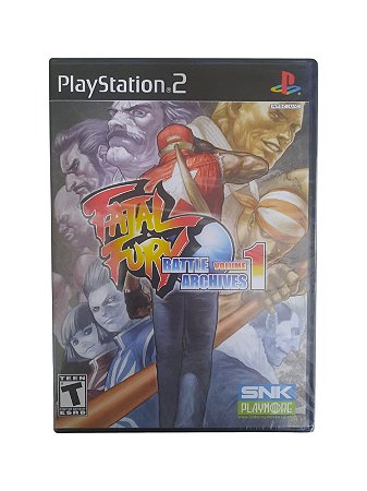FATAL FURY BATTLE ARCHIVES VOLUME 1 - NOVO - PS2