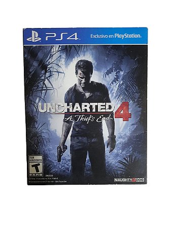 UNCHARTED 4 - USADO - PS4