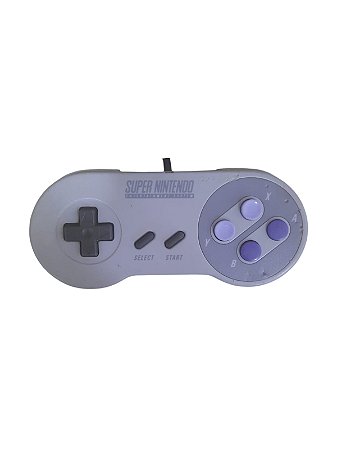 CONTROLE SUPER NINTENDO - USADO - (COM DETALHE)