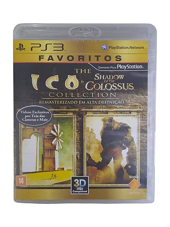 FAVORITOS - ICO & SHADOW OF THE COLOSSUS COLLECTION - USADO - PS3
