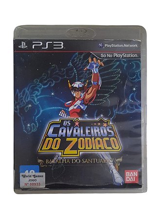 OS CAVALEIROS DO ZODÍACO: BATALHA DO SANTUÁRIO - C/DETALHE - USADO - PS3