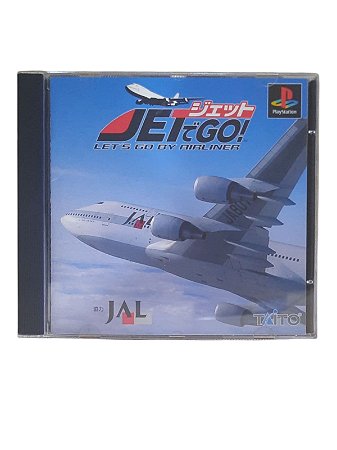 JET DE GO! LET´S GO BY AIRLINER - JAPAN REGION - USADO - PS1