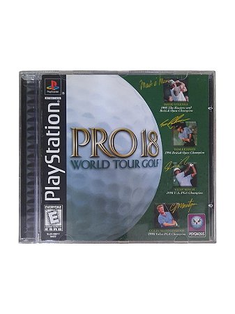 PRO 18: WORLD TOUR GOLF - USADO - PS1