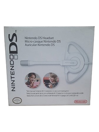 NINTENDO DS HEADSET - NOVO - NINTENDO DS